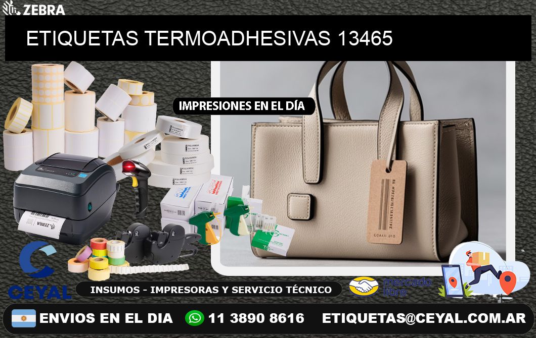 ETIQUETAS TERMOADHESIVAS 13465