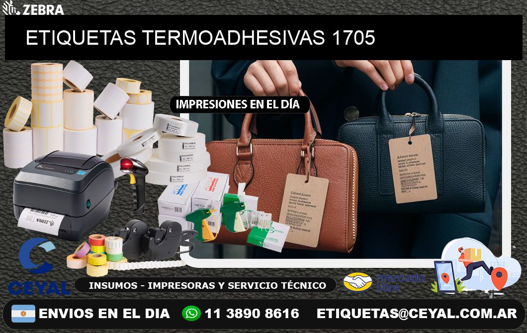 ETIQUETAS TERMOADHESIVAS 1705