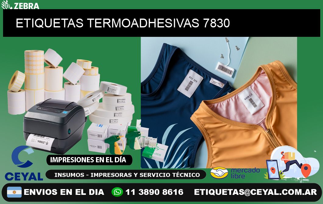 ETIQUETAS TERMOADHESIVAS 7830