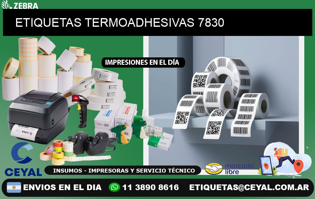 ETIQUETAS TERMOADHESIVAS 7830