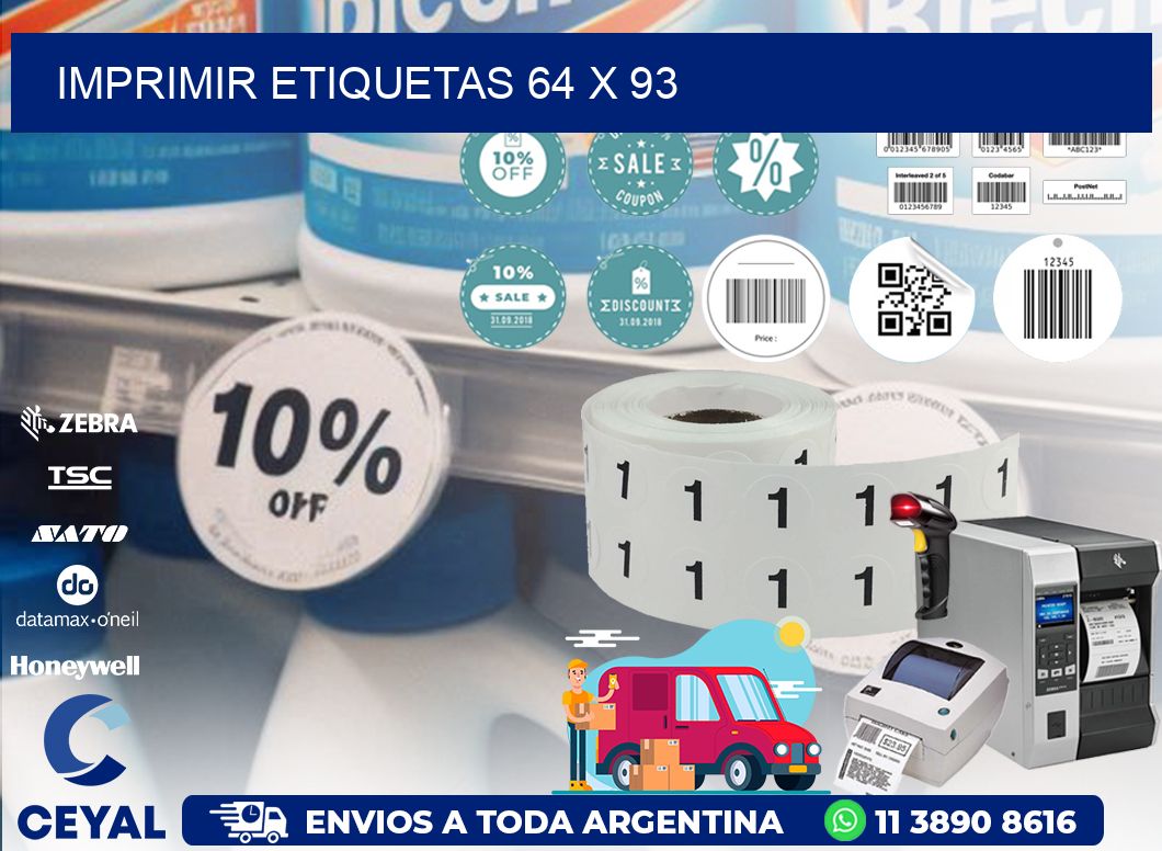 IMPRIMIR ETIQUETAS 64 x 93