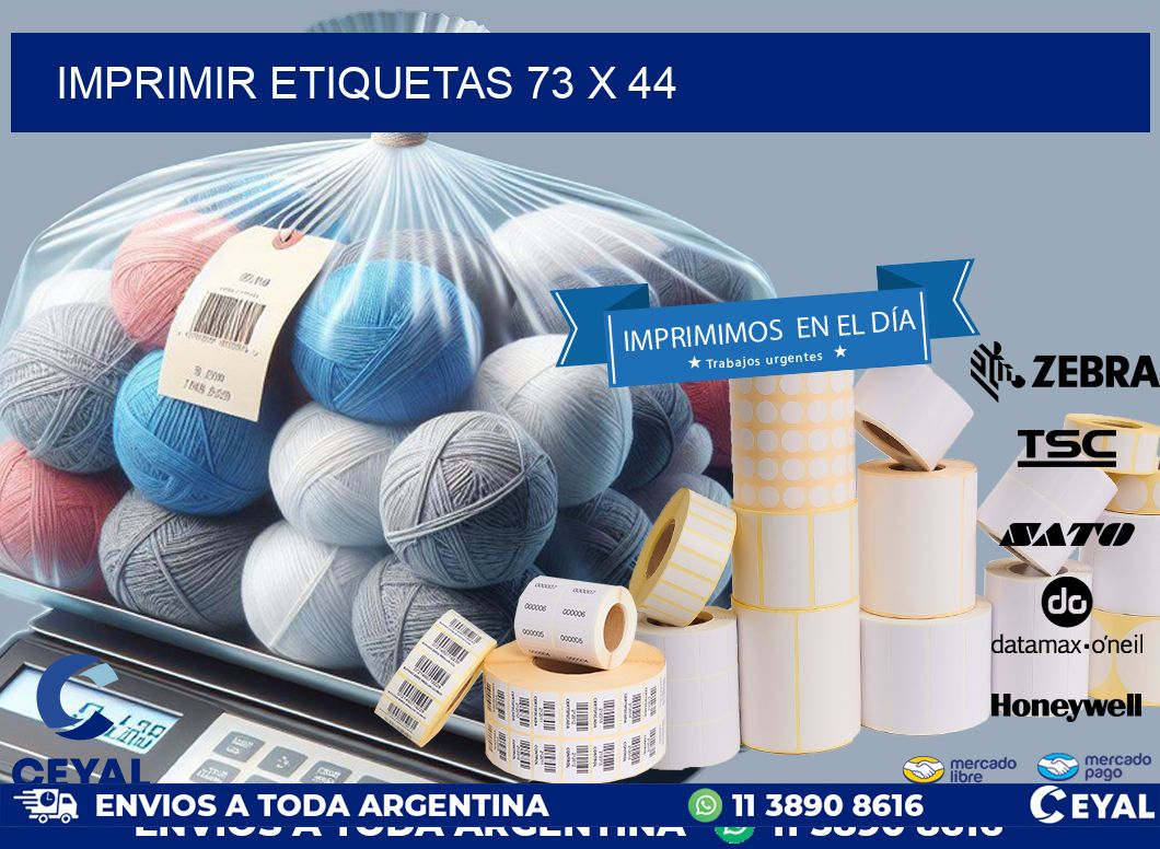 IMPRIMIR ETIQUETAS 73 x 44