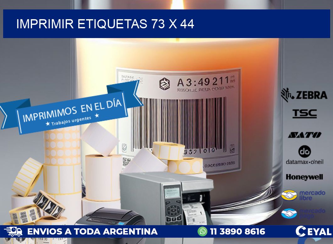 IMPRIMIR ETIQUETAS 73 x 44