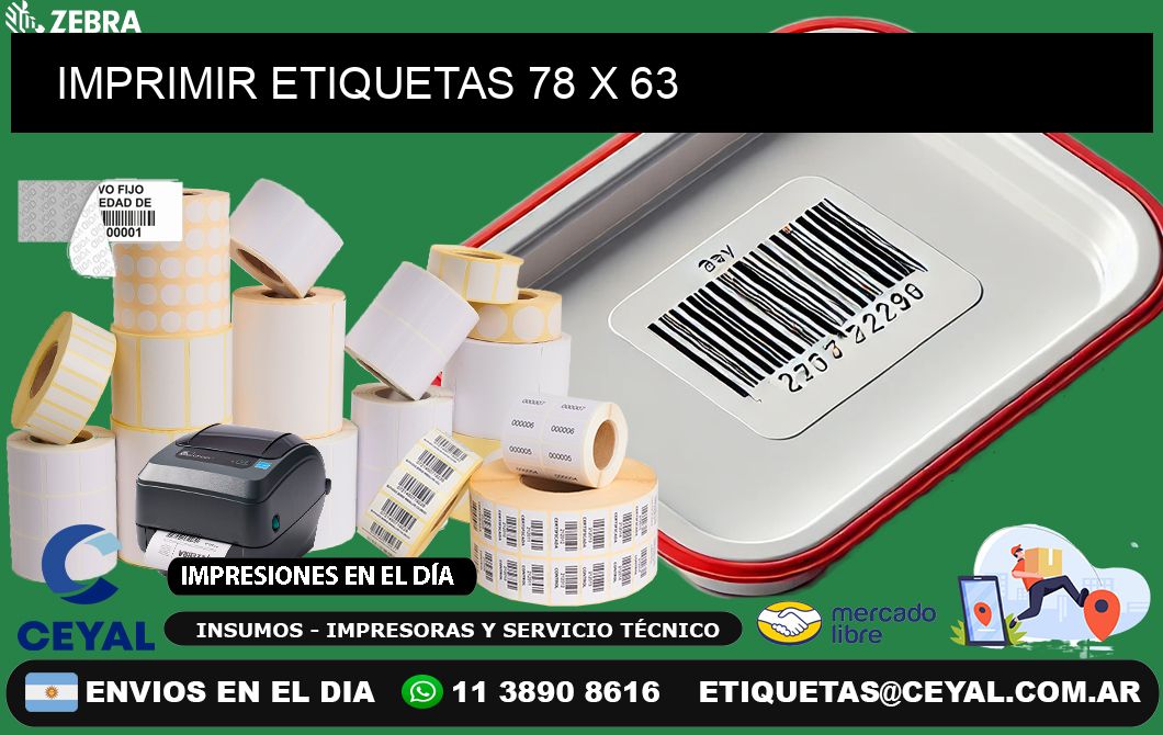IMPRIMIR ETIQUETAS 78 x 63
