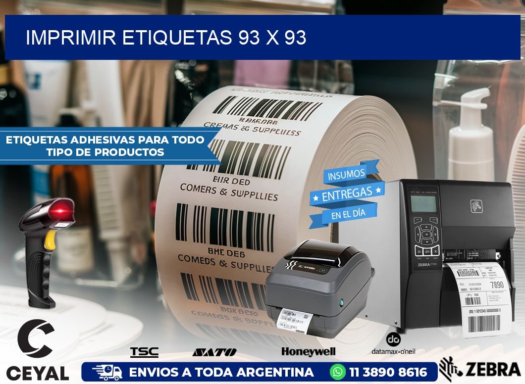 IMPRIMIR ETIQUETAS 93 x 93