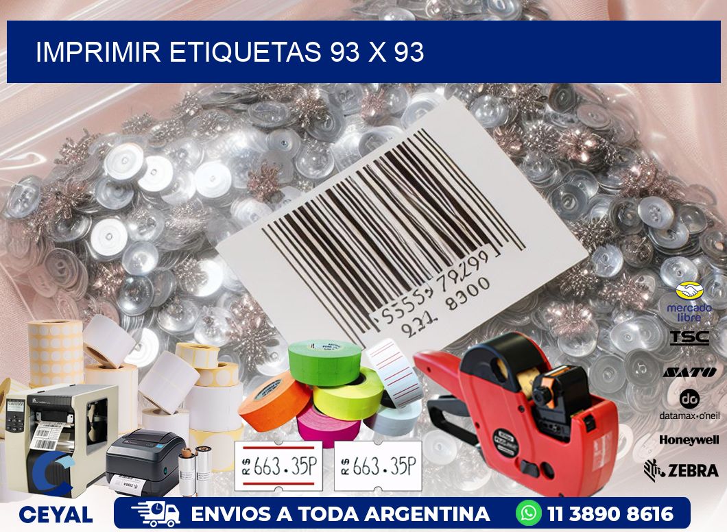 IMPRIMIR ETIQUETAS 93 x 93