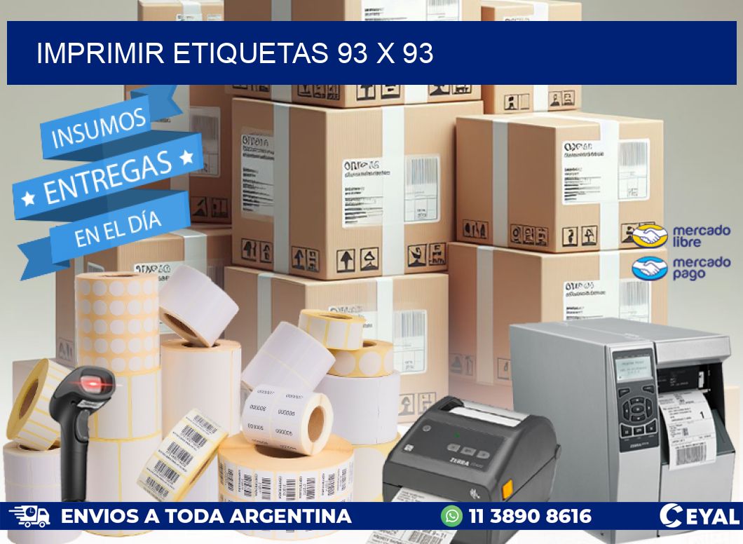 IMPRIMIR ETIQUETAS 93 x 93