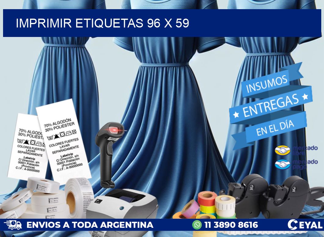 IMPRIMIR ETIQUETAS 96 x 59