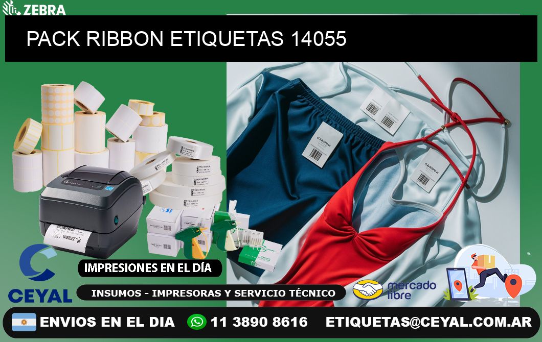 PACK RIBBON ETIQUETAS 14055