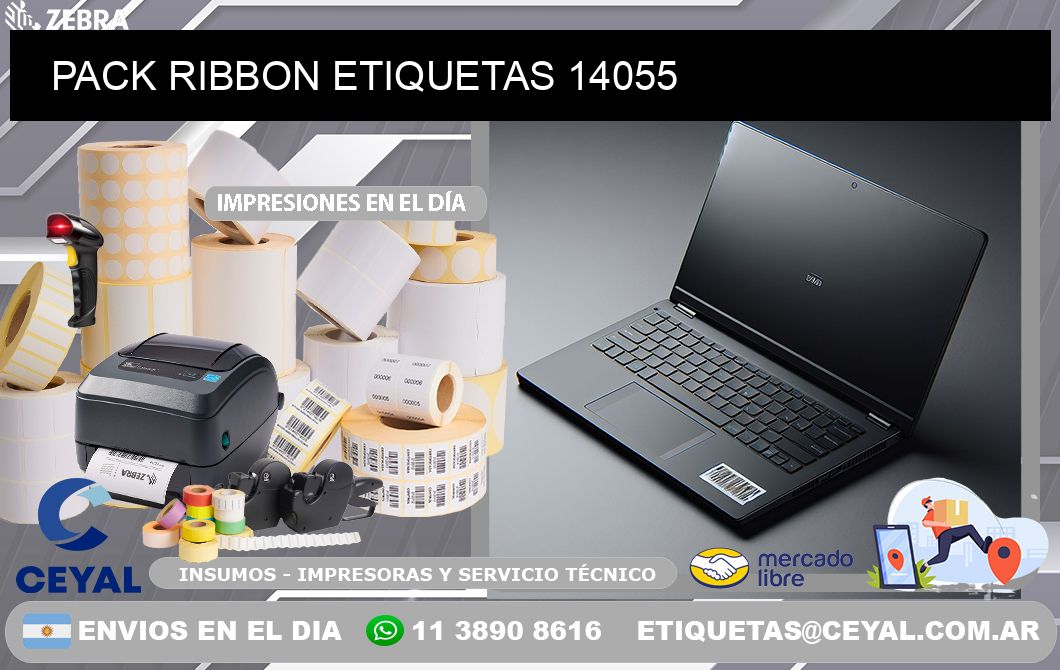 PACK RIBBON ETIQUETAS 14055