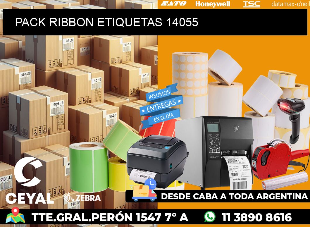 PACK RIBBON ETIQUETAS 14055