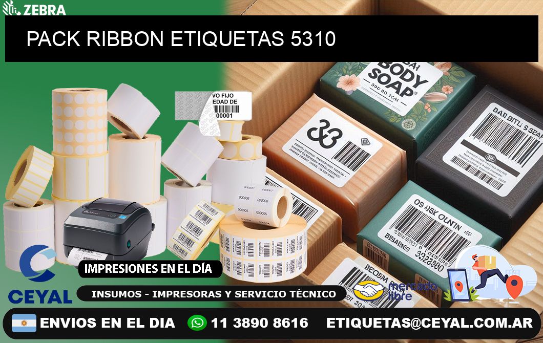 PACK RIBBON ETIQUETAS 5310