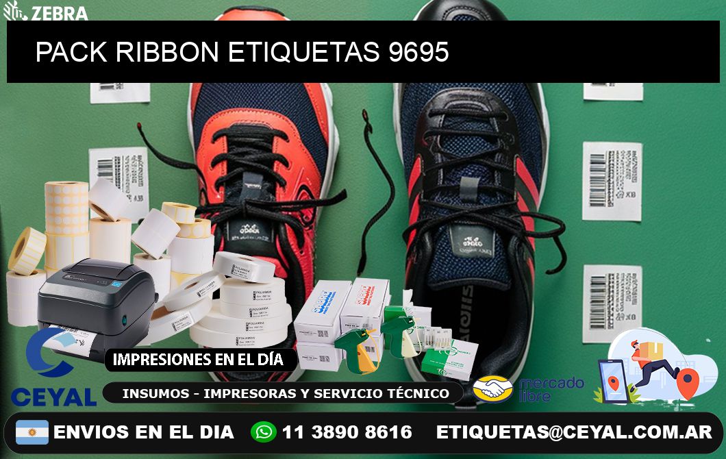 PACK RIBBON ETIQUETAS 9695