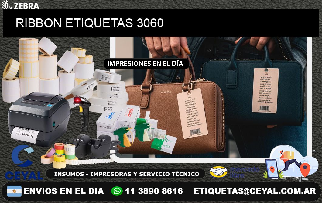 RIBBON ETIQUETAS 3060