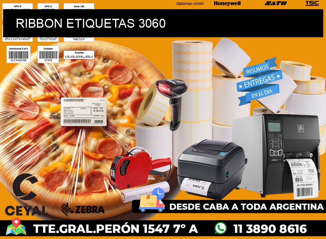 RIBBON ETIQUETAS 3060