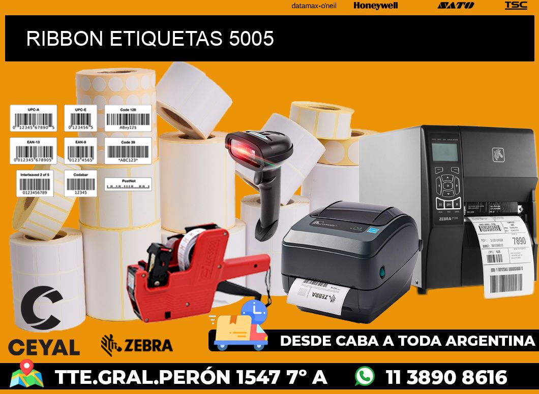 RIBBON ETIQUETAS 5005