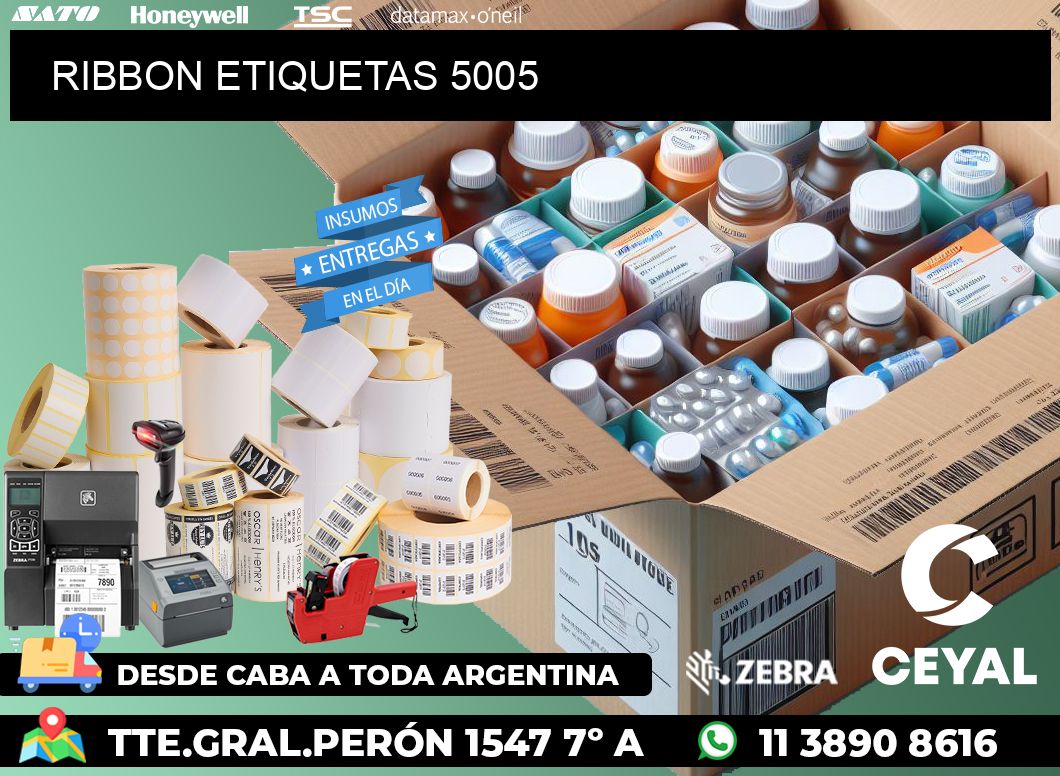 RIBBON ETIQUETAS 5005