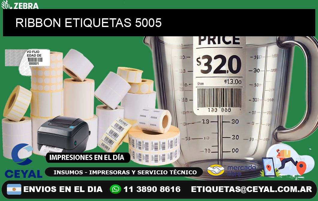 RIBBON ETIQUETAS 5005