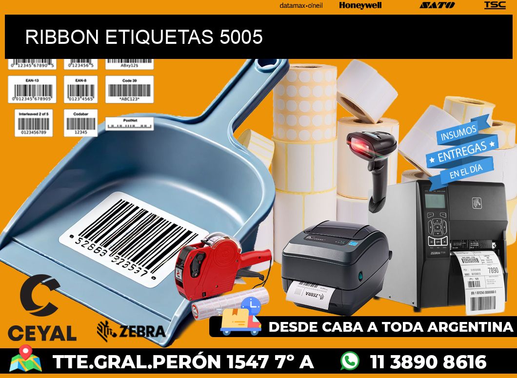 RIBBON ETIQUETAS 5005