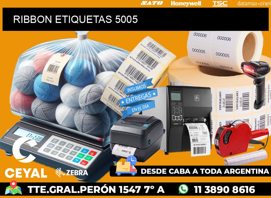 RIBBON ETIQUETAS 5005