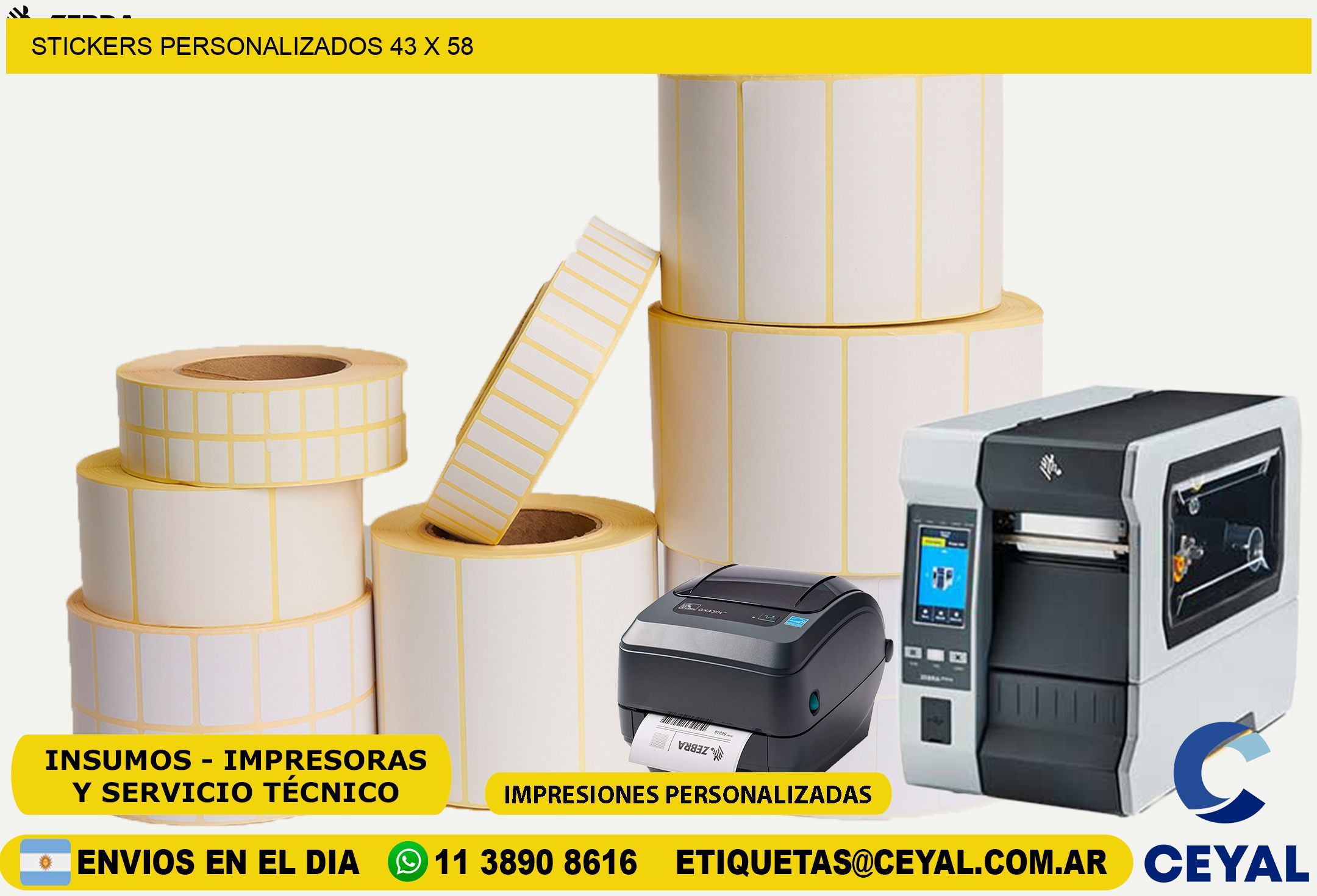 STICKERS PERSONALIZADOS 43 x 58