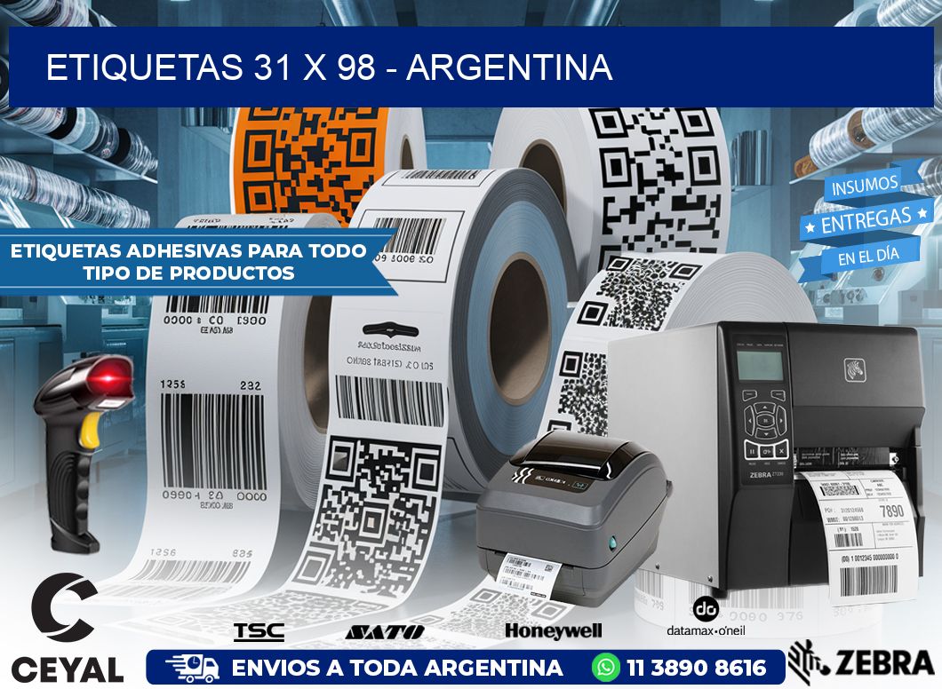 ETIQUETAS 31 x 98 – ARGENTINA