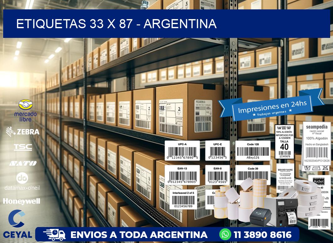 ETIQUETAS 33 x 87 – ARGENTINA