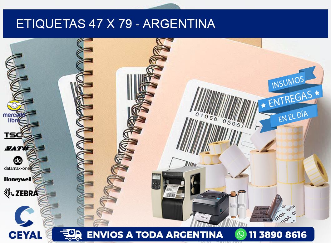 ETIQUETAS 47 x 79 - ARGENTINA