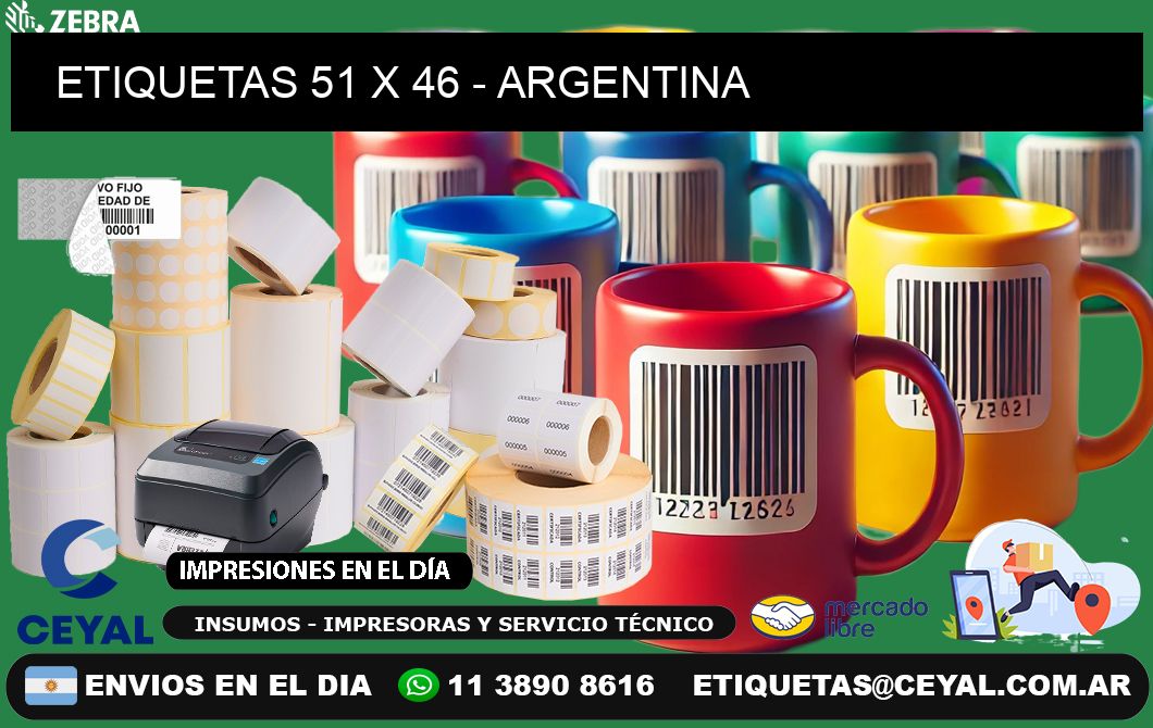 ETIQUETAS 51 x 46 - ARGENTINA