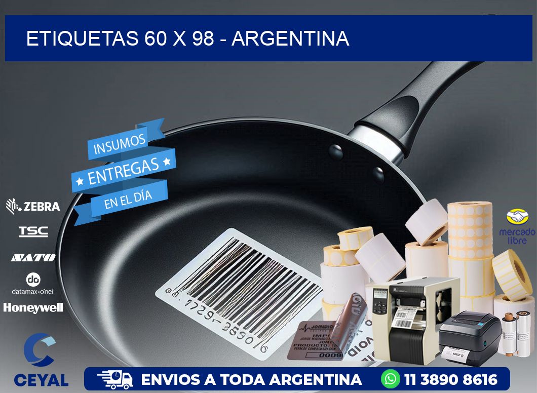 ETIQUETAS 60 x 98 - ARGENTINA