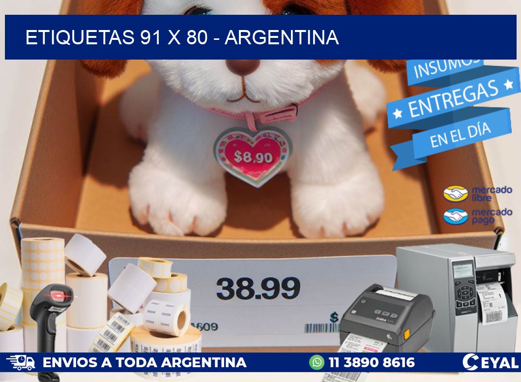 ETIQUETAS 91 x 80 - ARGENTINA