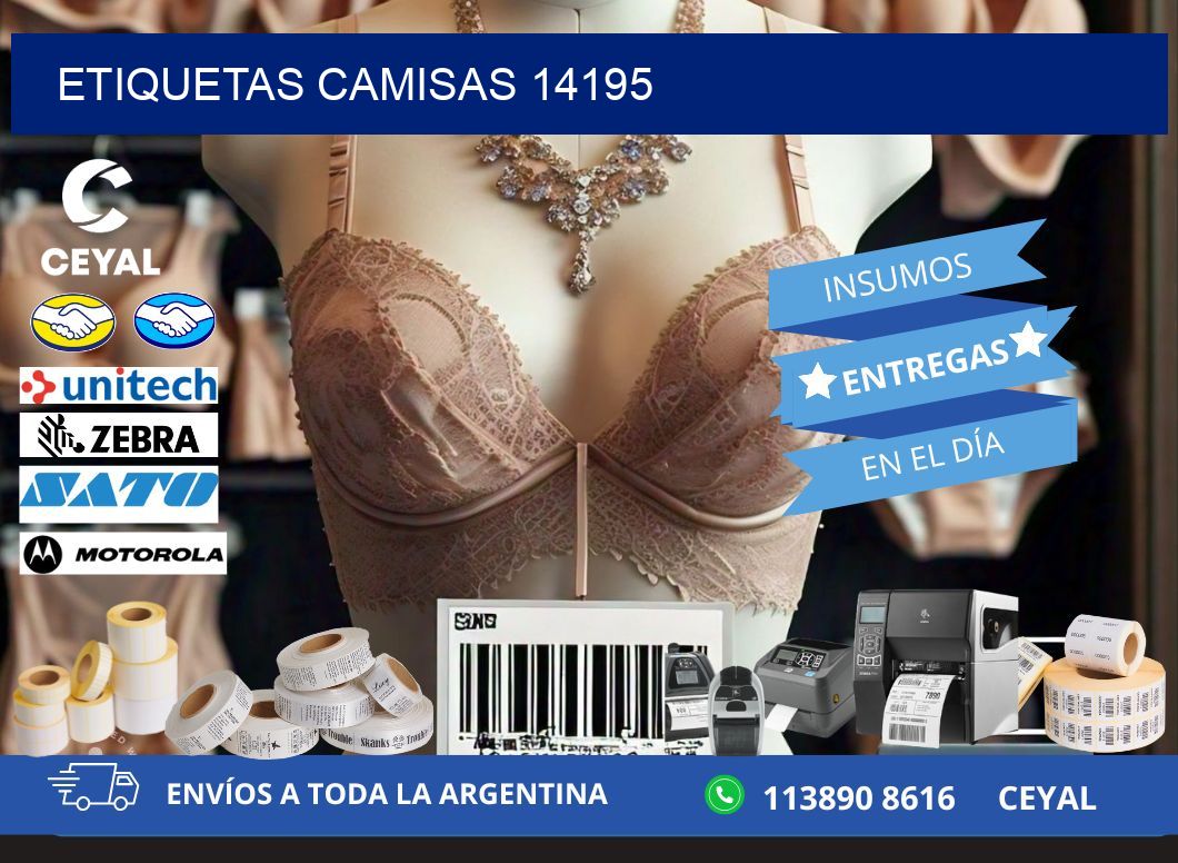 ETIQUETAS CAMISAS 14195