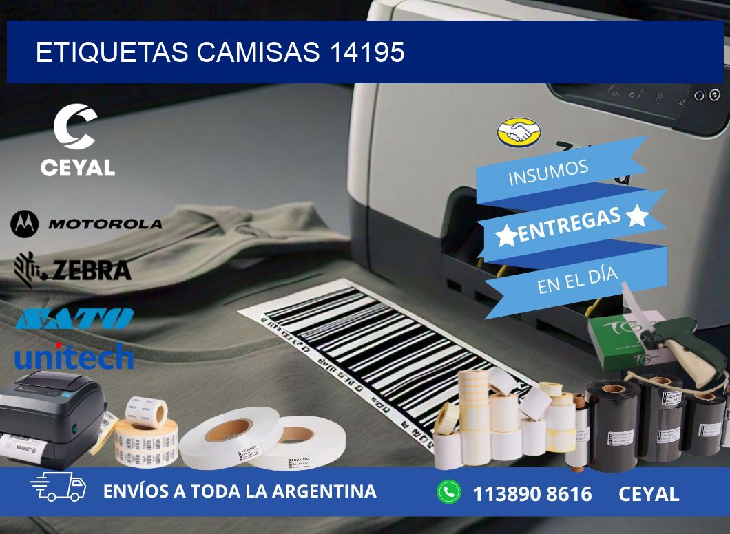 ETIQUETAS CAMISAS 14195