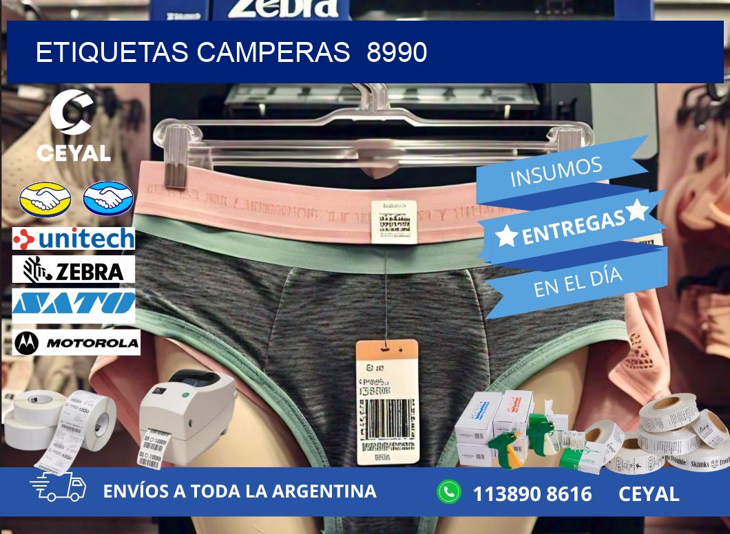 ETIQUETAS CAMPERAS  8990