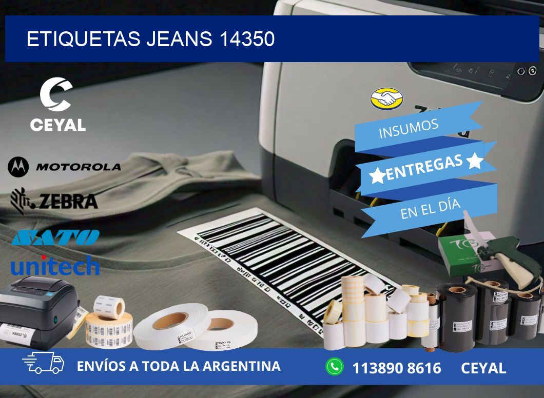 ETIQUETAS JEANS 14350