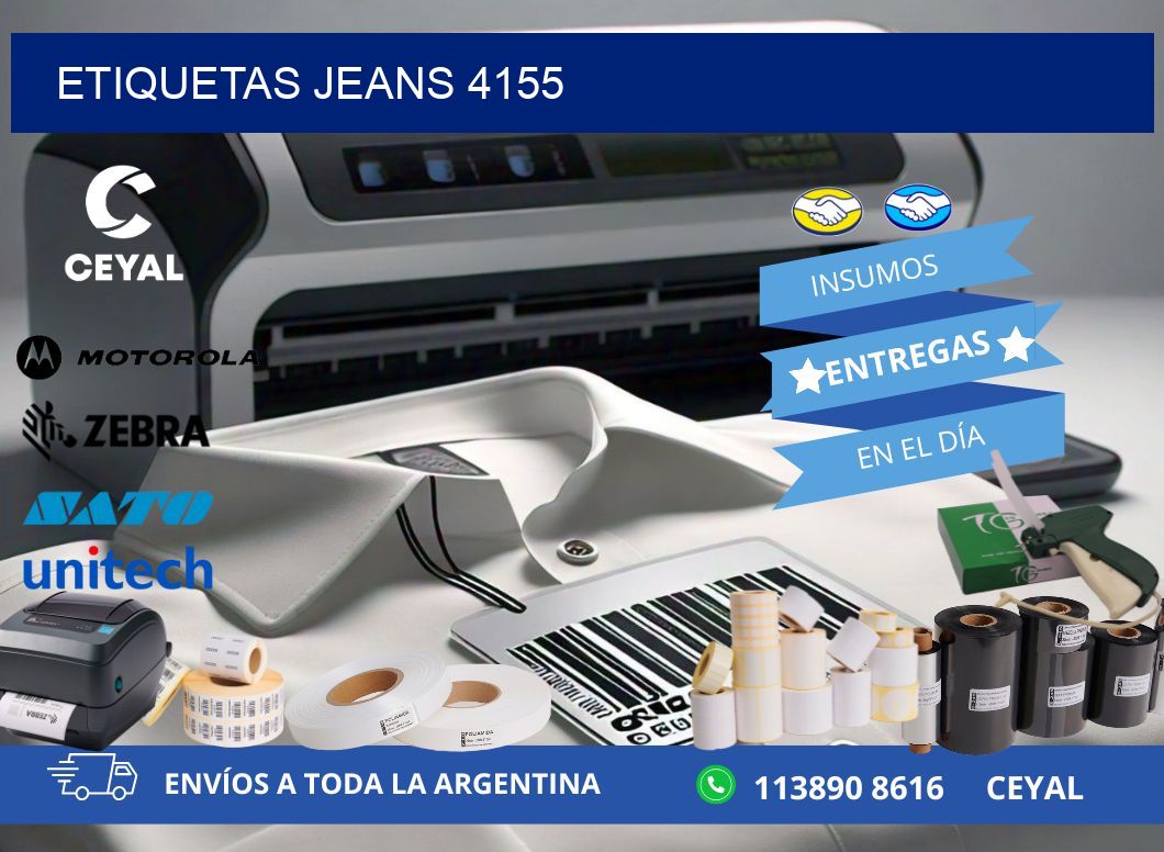ETIQUETAS JEANS 4155