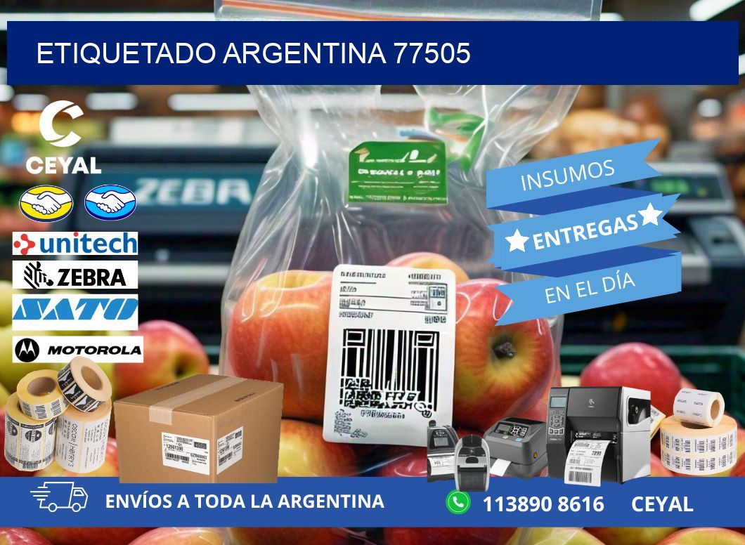 ETIQUETADO ARGENTINA 77505
