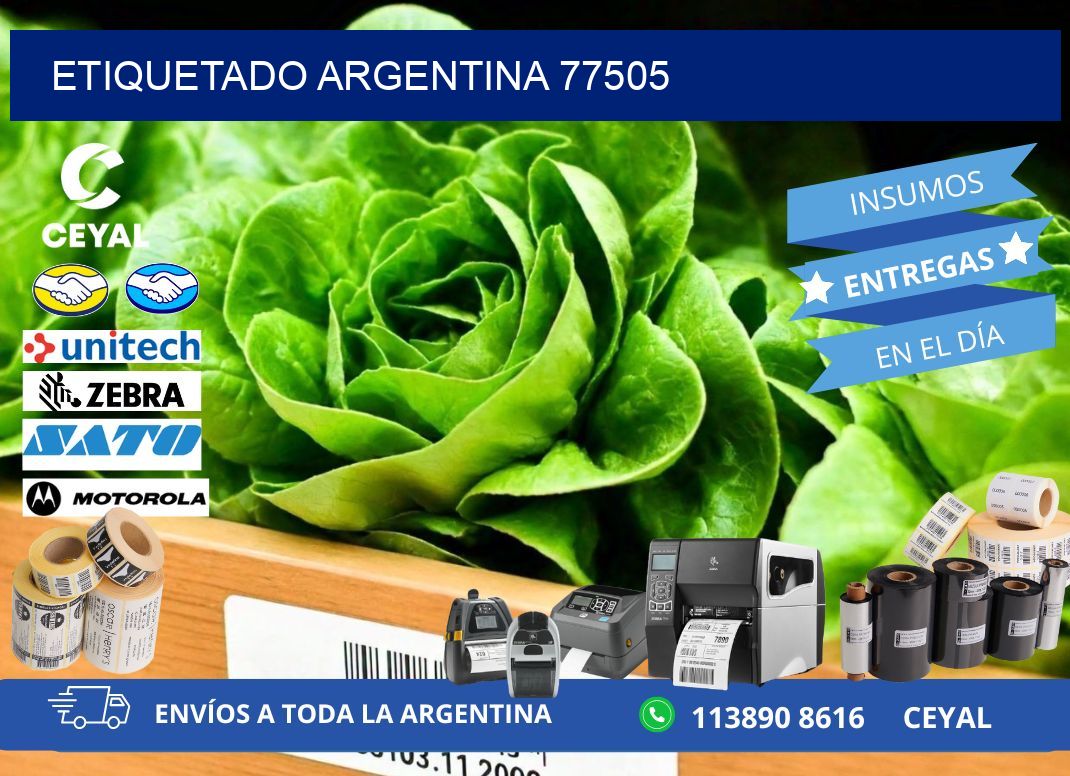 ETIQUETADO ARGENTINA 77505