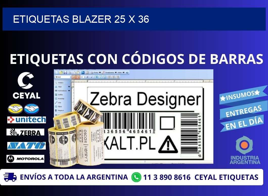 ETIQUETAS BLAZER 25 x 36