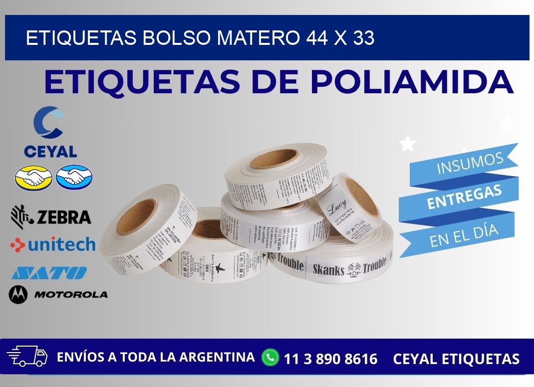 ETIQUETAS BOLSO MATERO 44 x 33