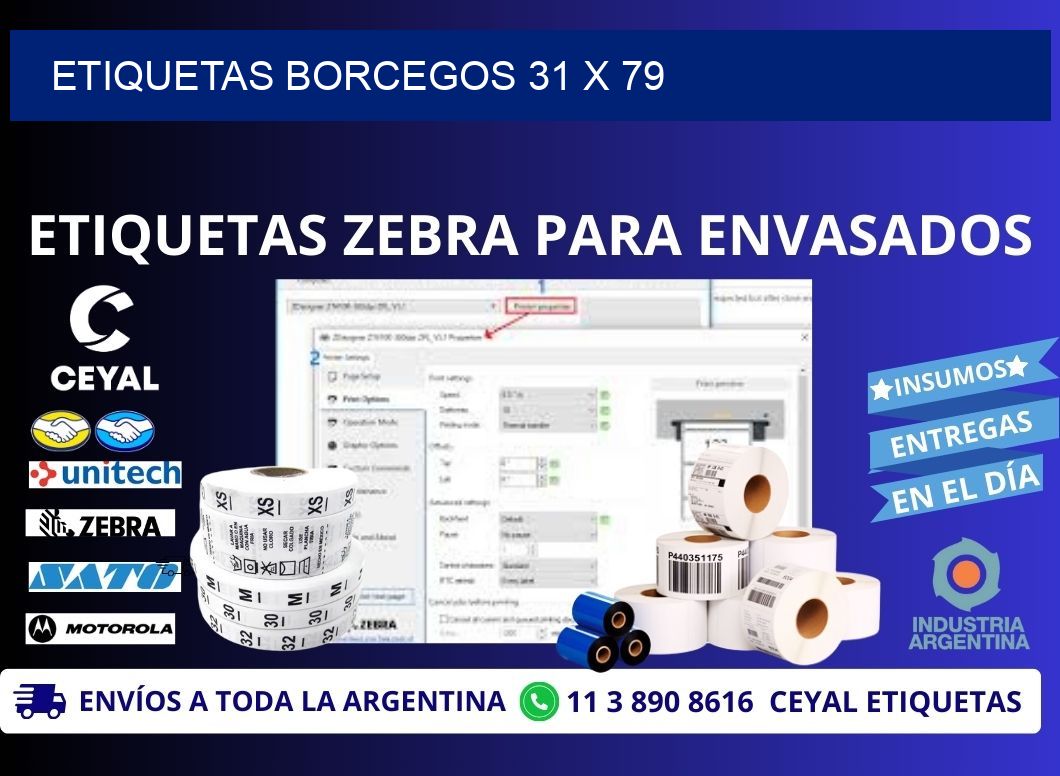 ETIQUETAS BORCEGOS 31 x 79
