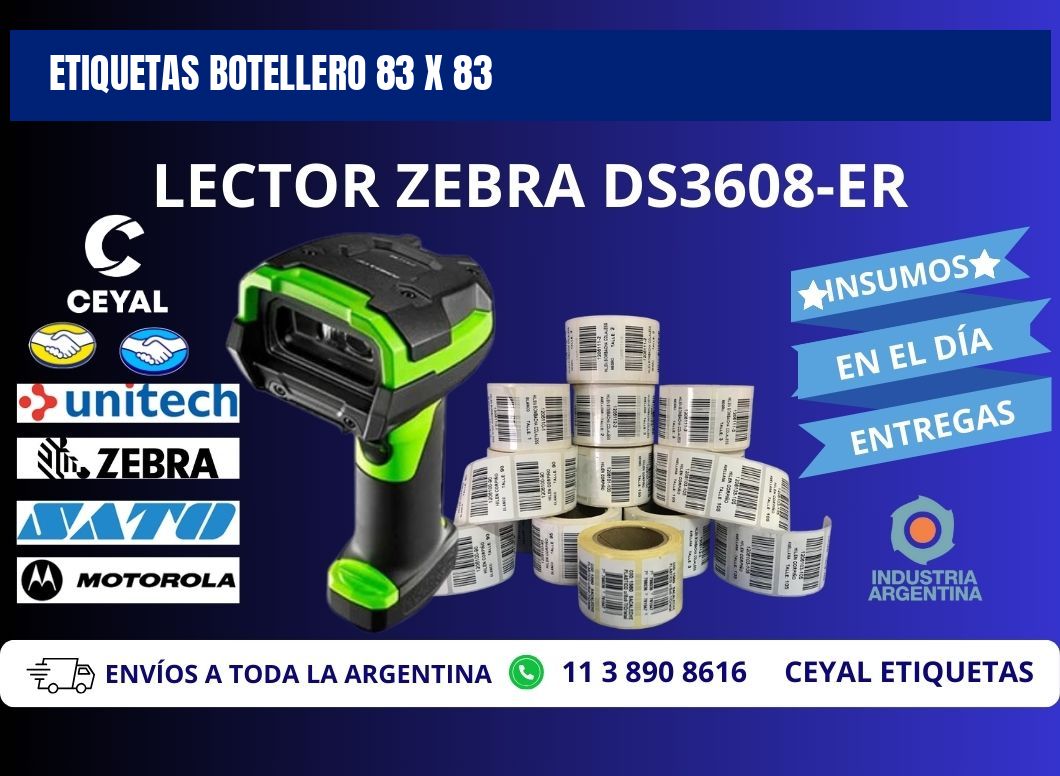 ETIQUETAS BOTELLERO 83 x 83
