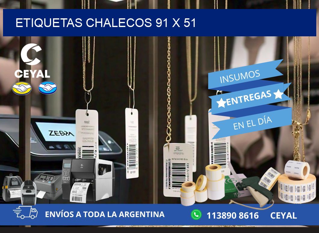 ETIQUETAS CHALECOS 91 x 51