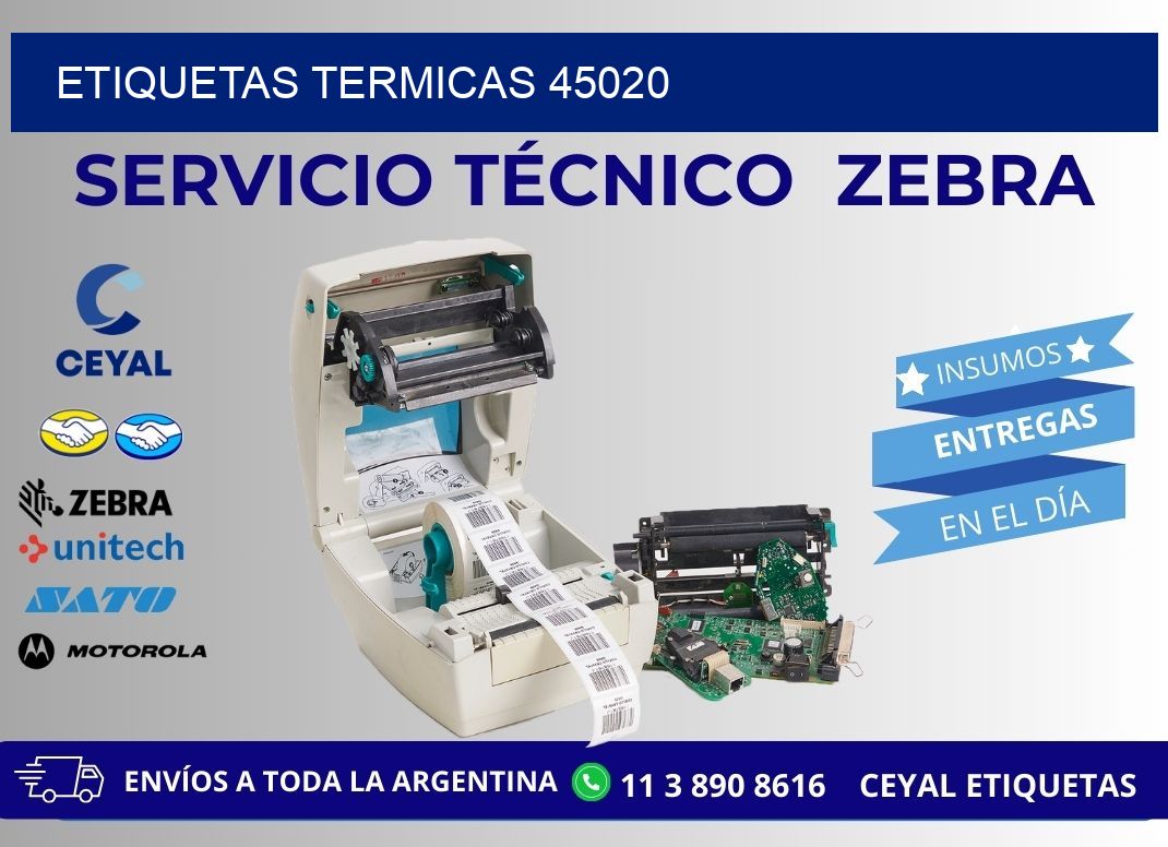 ETIQUETAS TERMICAS 45020