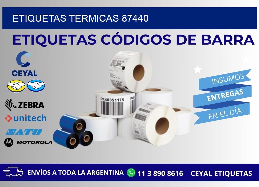 ETIQUETAS TERMICAS 87440