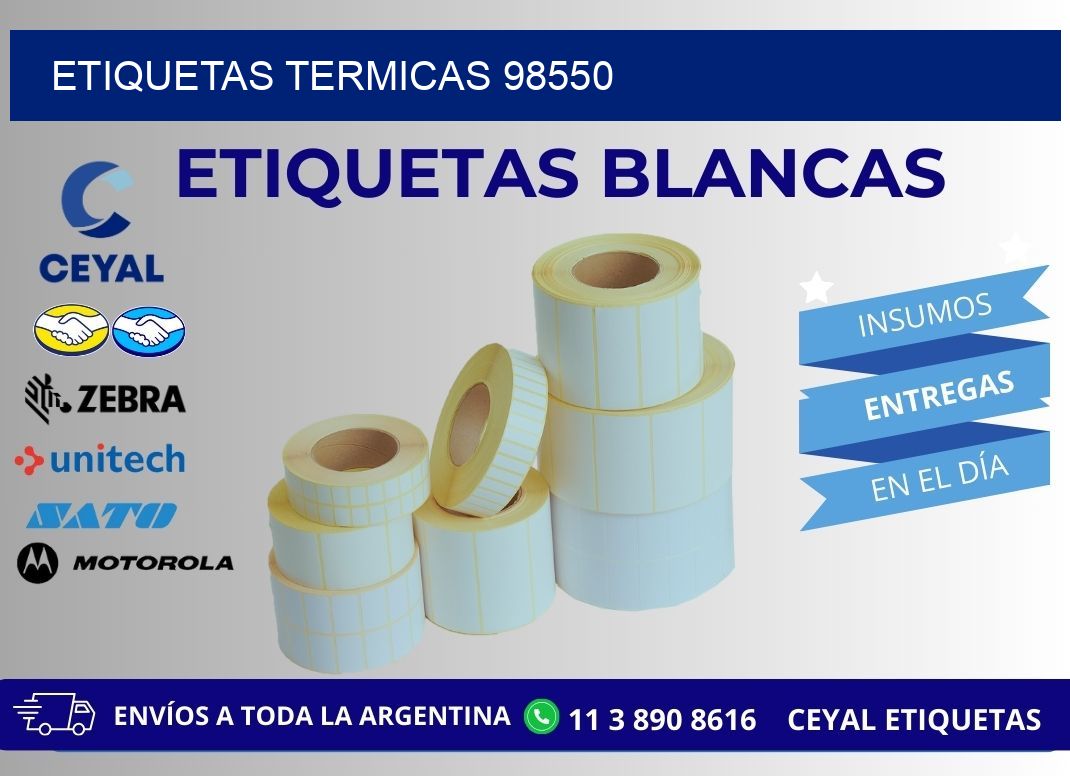 ETIQUETAS TERMICAS 98550
