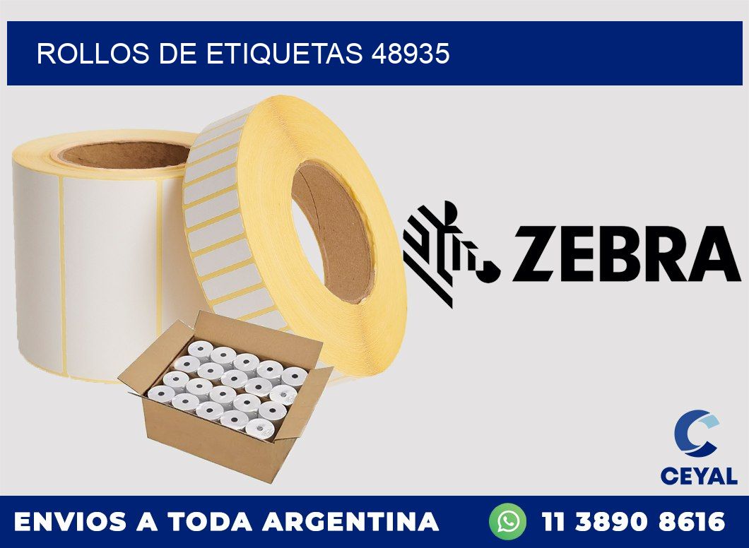 ROLLOS DE ETIQUETAS 48935