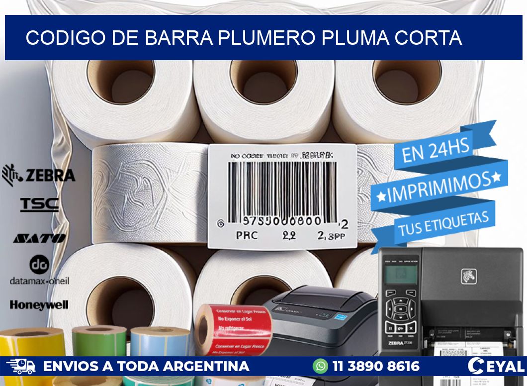 codigo de barra PLUMERO PLUMA CORTA