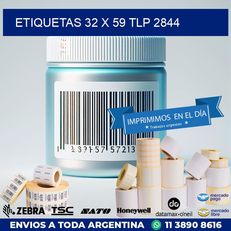 ETIQUETAS 32 x 59 TLP 2844