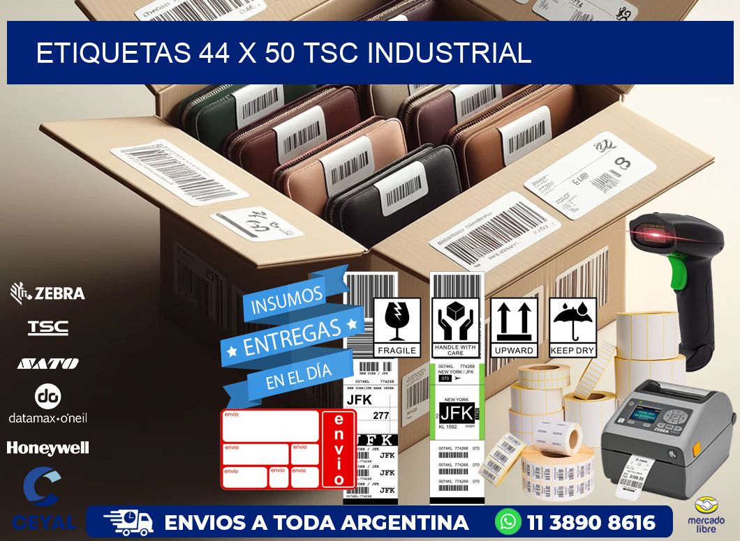 ETIQUETAS 44 x 50 TSC INDUSTRIAL